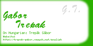 gabor trepak business card